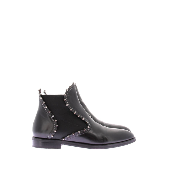 Bottines en cuir