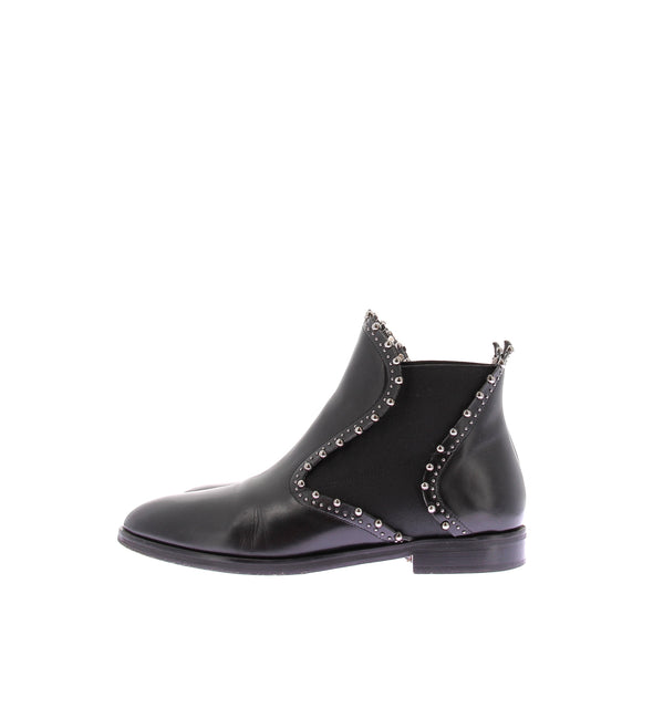 Bottines en cuir