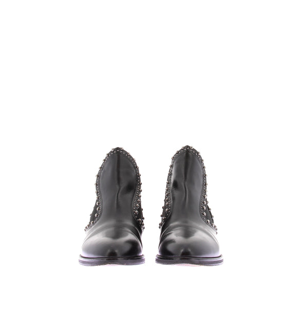 Bottines en cuir