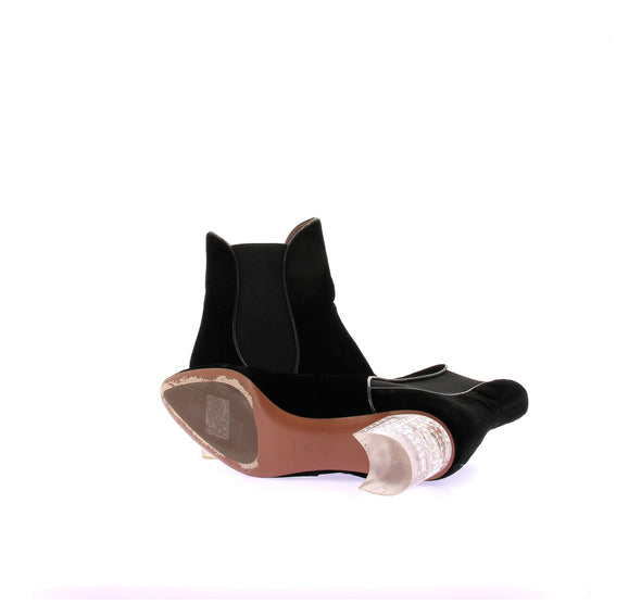 Bottines en velours