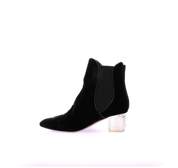 Bottines en velours