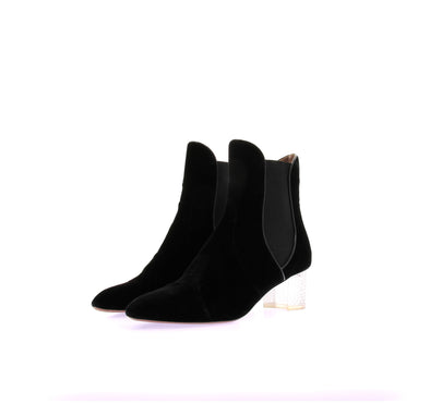 Bottines en velours