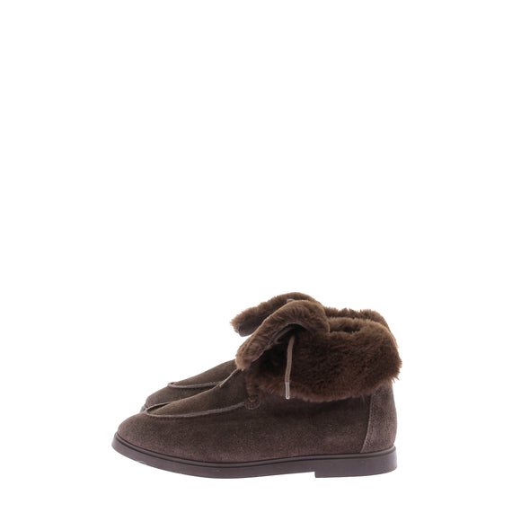 Bottines en fausse fourrure