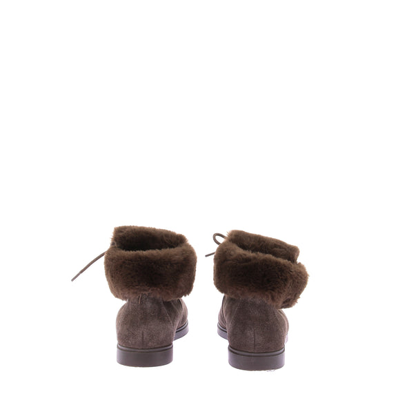 Bottines en fausse fourrure