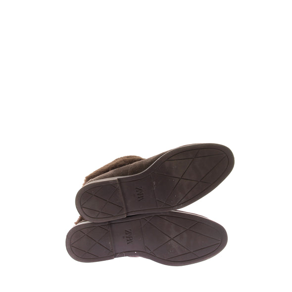 Bottines en fausse fourrure
