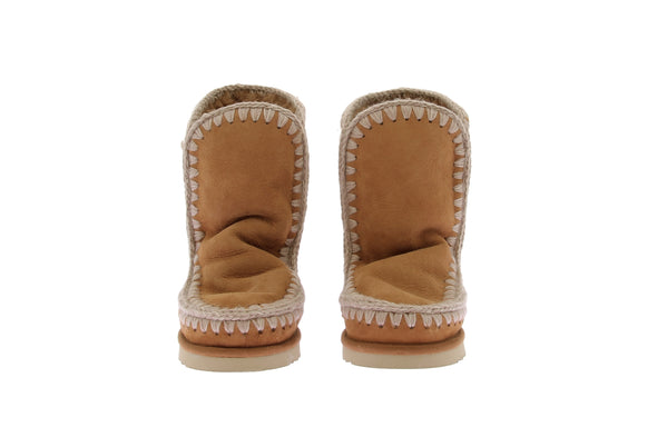 Bottines en laine et shearling