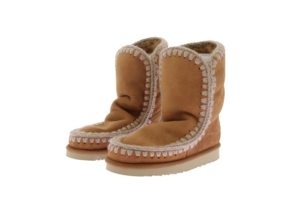 Bottines en laine et shearling