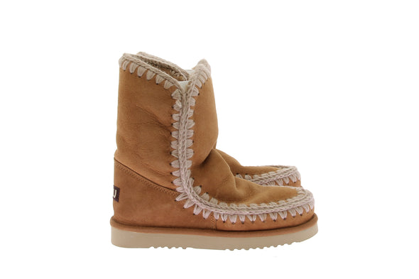Bottines en laine et shearling
