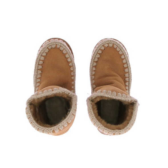 Bottines en laine et shearling