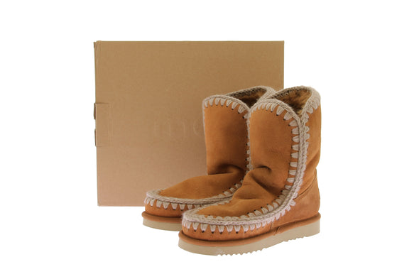 Bottines en laine et shearling