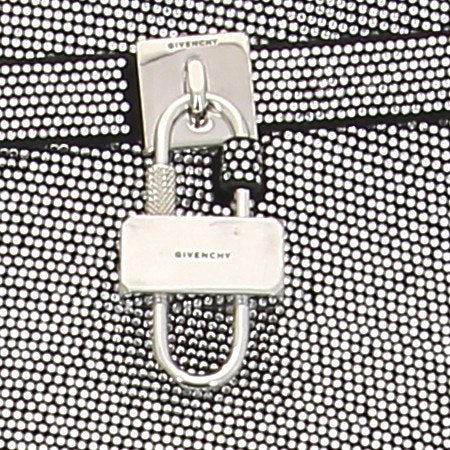 Bottes argentées "Shark Lock"