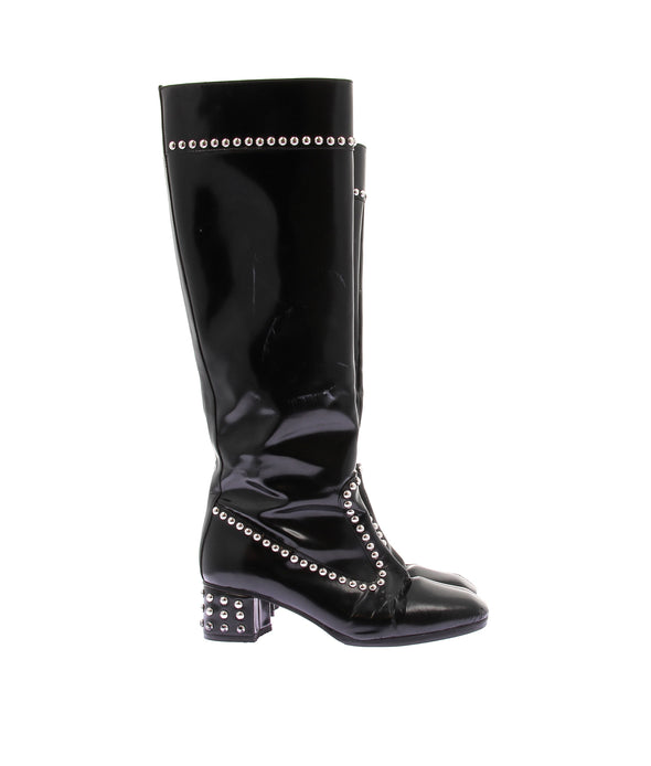 Bottes à talons noires