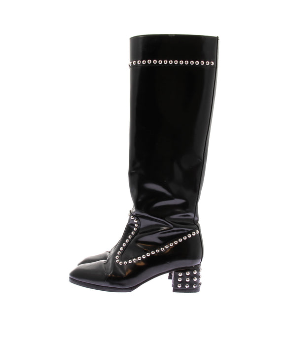 Bottes à talons noires
