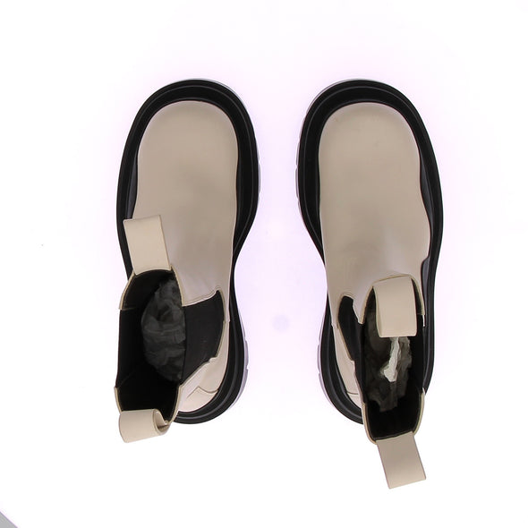 Boots en cuir "Chelsea Tire"