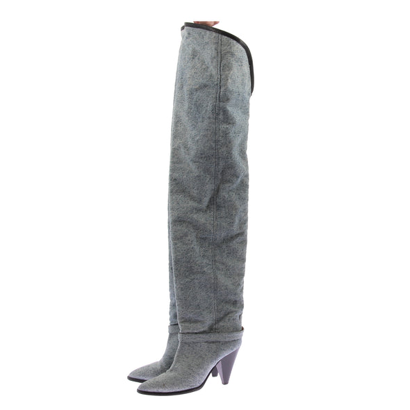 Bottes en denim "Learon"