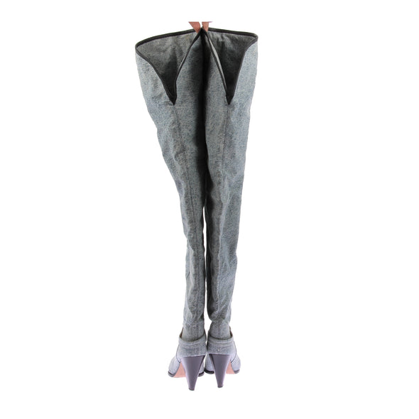 Bottes en denim "Learon"