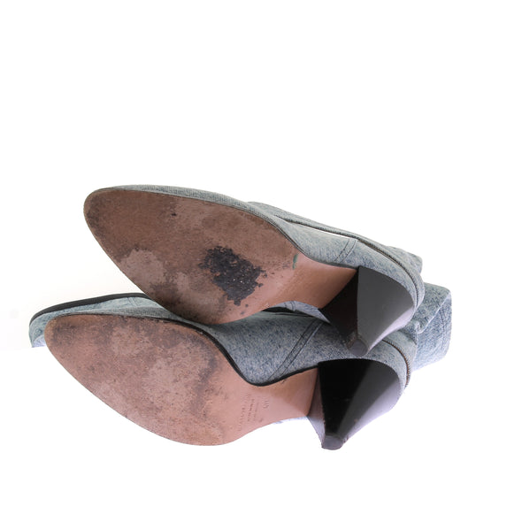 Bottes en denim "Learon"