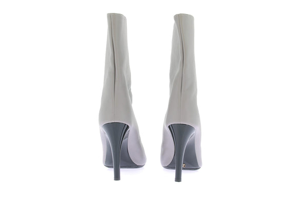 Bottines à talons grises