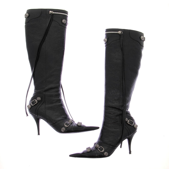 Bottes à talons "Cagole"