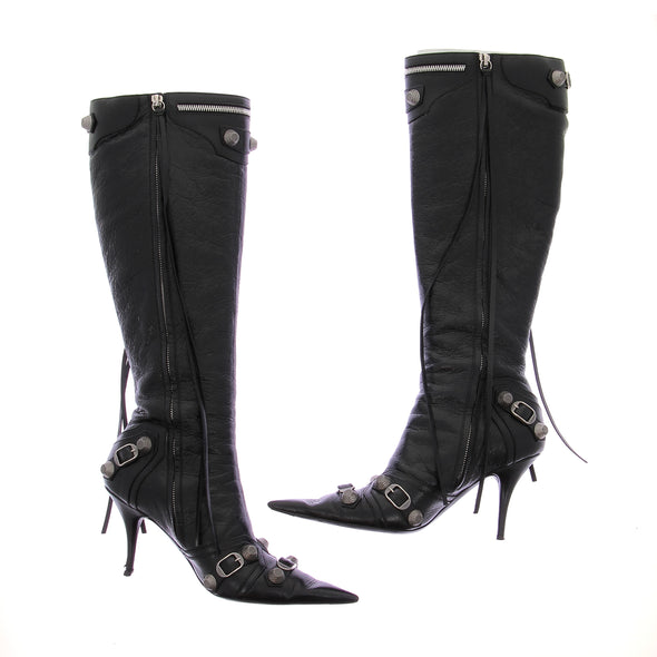 Bottes à talons "Cagole"