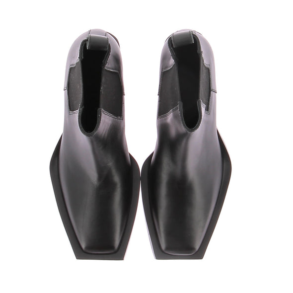 Bottines en cuir "Chelsea"