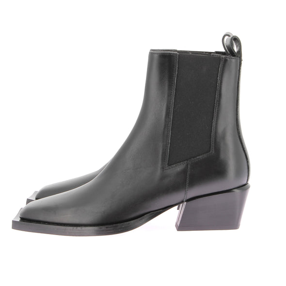 Bottines en cuir "Chelsea"
