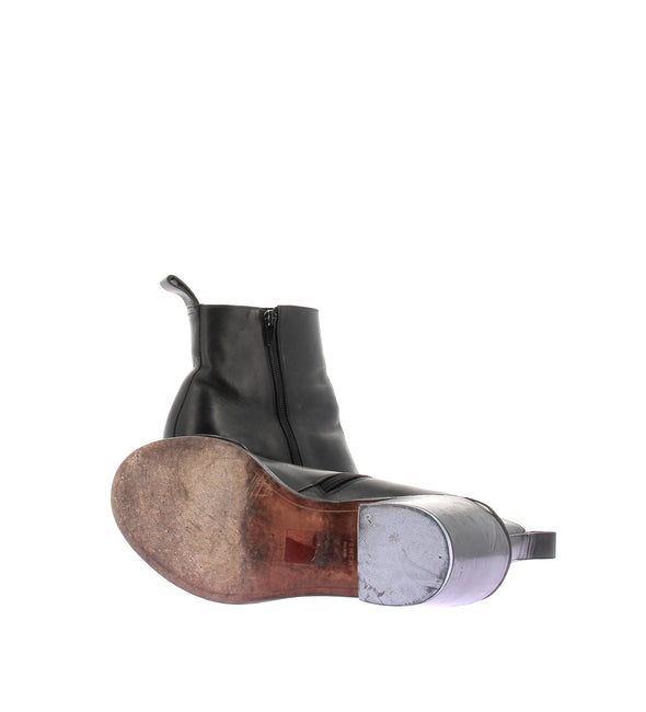 Bottines en cuir