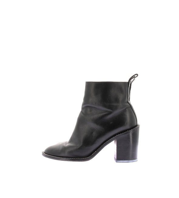 Bottines en cuir