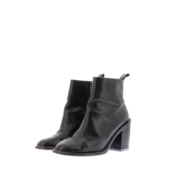 Bottines en cuir