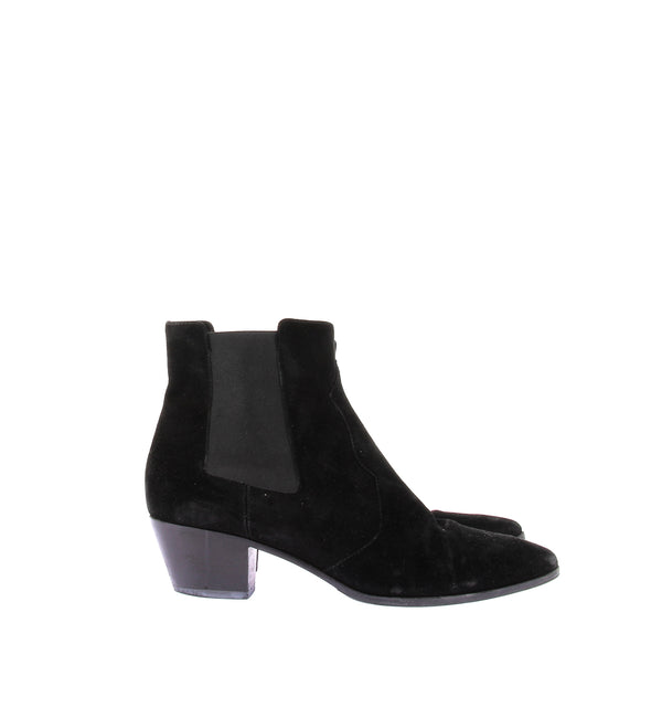 Bottines en daim