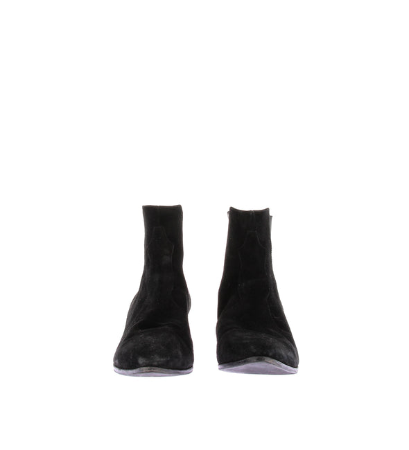Bottines en daim
