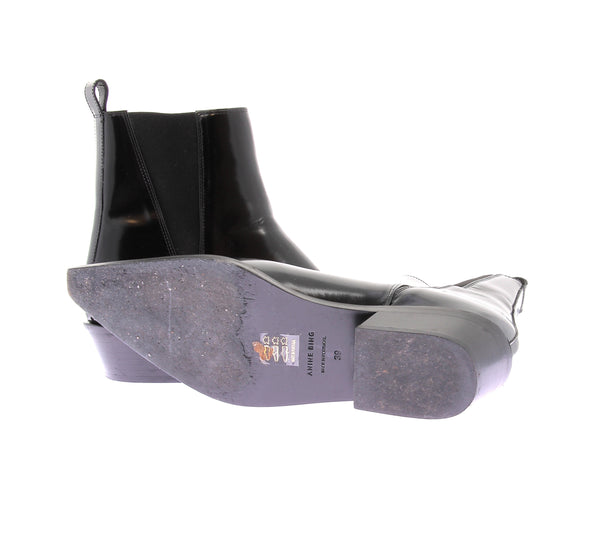 Bottines en cuir