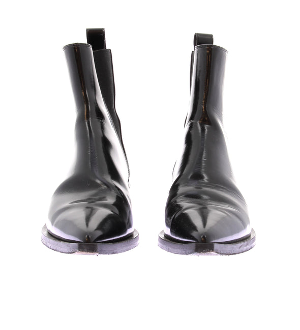 Bottines en cuir