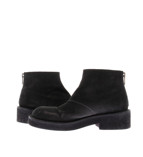 Bottines en daim