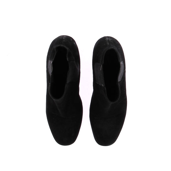 Bottines à talons en daim