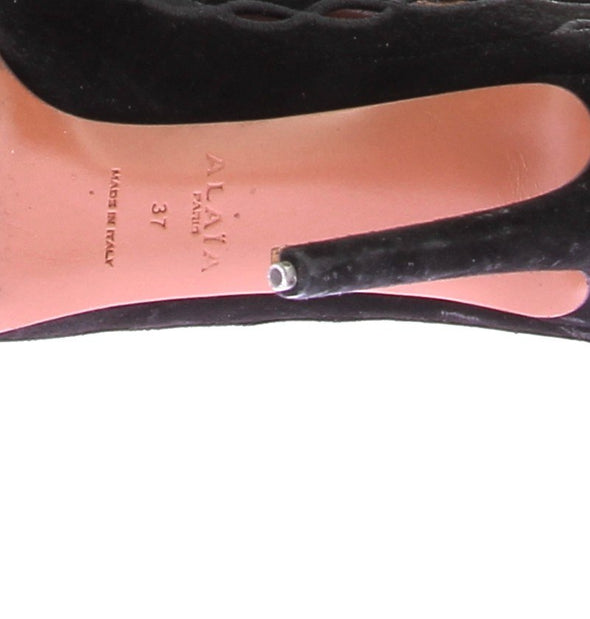 Bottines à talons en daim