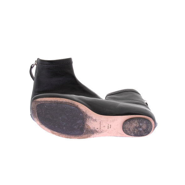 Bottines en cuir