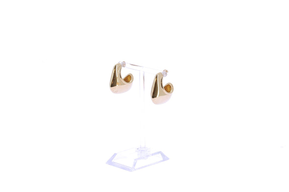 Boucles d'oreilles dorées "Hera Dome"