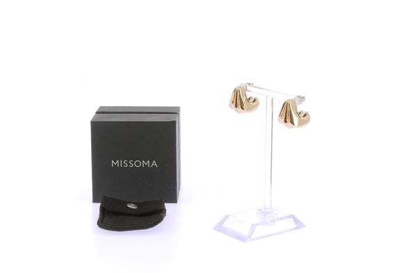 Boucles d'oreilles "Triple Crête Hera Dome"