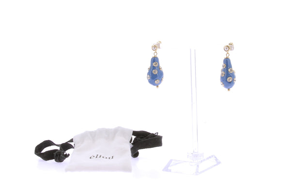 Boucles d'oreilles en perles et plaqué  or