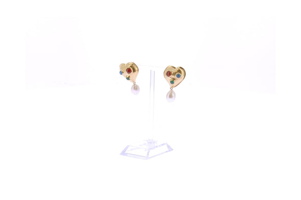 Boucles d'oreille coeur "Marisa"