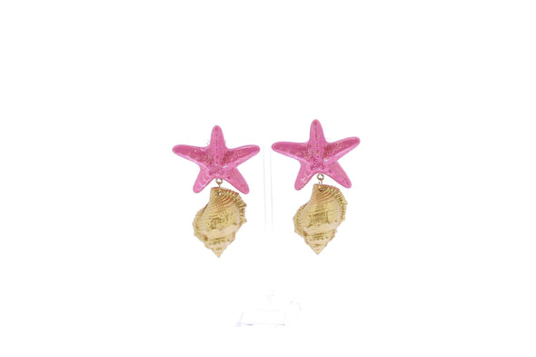Boucles d'oreilles à clip "Le Splash Drop"