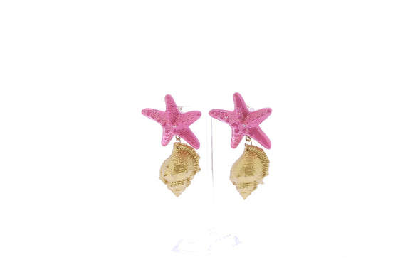 Boucles d'oreilles à clip "Le Splash Drop"