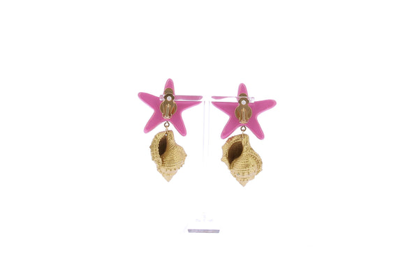 Boucles d'oreilles à clip "Le Splash Drop"