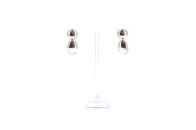 Boucles d'oreilles pendantes en argent