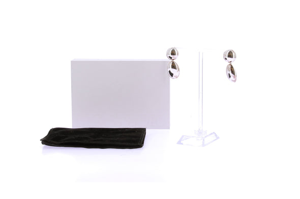 Boucles d'oreilles pendantes en argent