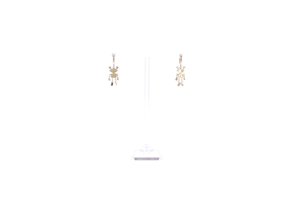 Boucles d'oreilles robot