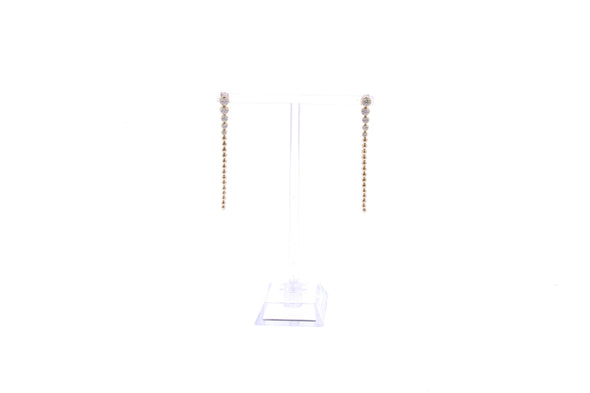 Boucles d'oreilles pendantes en or