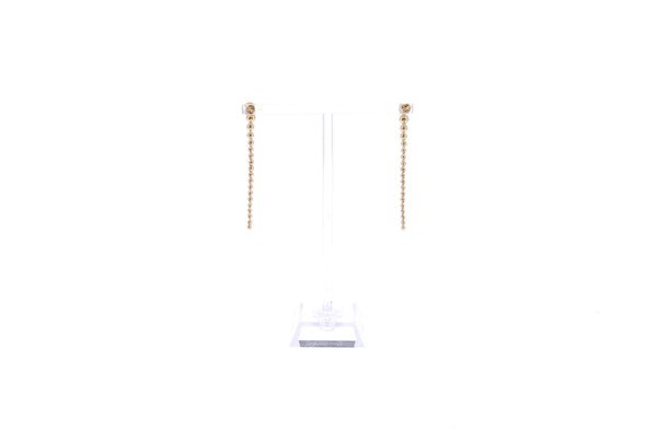 Boucles d'oreilles pendantes en or