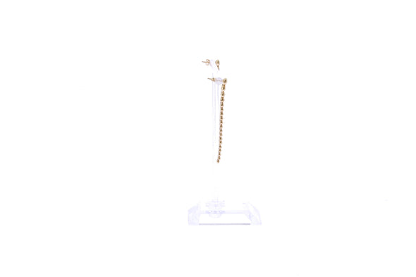 Boucles d'oreilles pendantes en or
